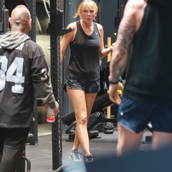 05-31 - Working out at a gym in West Hollywood